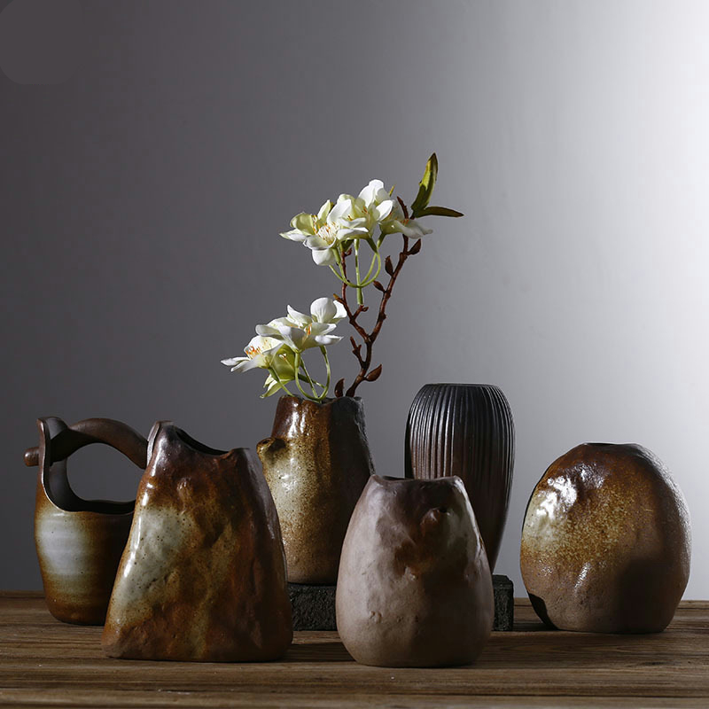 Small Glazed Ceramic Vase